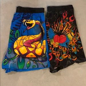 Rock n Roll theme Men’s Boxers Lot of 2 Snake